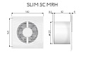 Вытяжной осевой вентилятор Slim 5C MRH (133941)