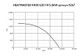 Каминный вентилятор Vortice Heatmaster F400 630 T4 5500 ВТ 15267VRT