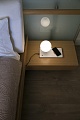 Лампа настольная Niko white+wood (01007FAR)