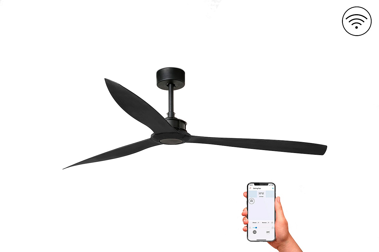 Потолочный вентилятор Big Just Fan Black DC Smart (33432WPFAR)