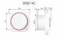 Вытяжной осевой вентилятор Disc 4C (133875)
