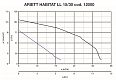 Вытяжной центробежный вентилятор Ariett Habitat LL 15/30 (12000VRT)