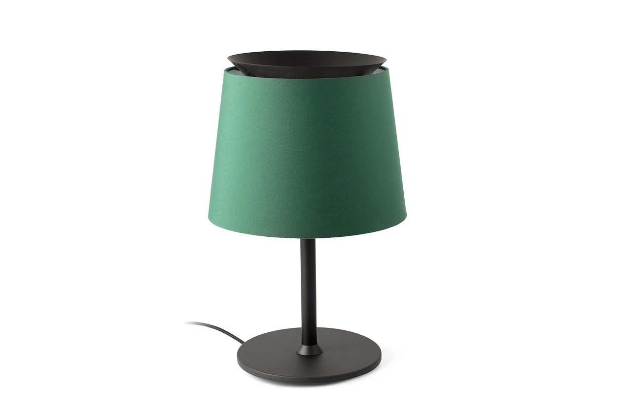 Лампа настольная Savoy black+green (20305-84)