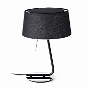 Лампа настольная Hotel chrome+black (29947FAR)