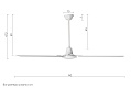 Потолочный вентилятор DREAMFAN Simple 142 50142-1DFN