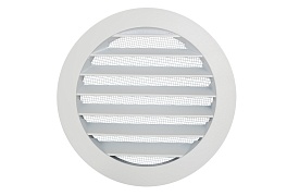 Вентиляционная решетка металлическая антивандальная ARIUS Usav-125 white решетка металлическая, 125 мм, белая RAL 9016M (136232)