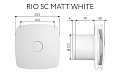 Вытяжной осевой вентилятор Rio 5C matt white (133998)