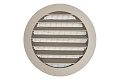 Вентиляционная решетка металлическая антивандальная ARIUS Usav-125 stone grey решетка, 125 мм, cеро-бежевая RAL U727 (136234)