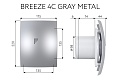 Вытяжной осевой вентилятор Breeze 4C gray metal (133963)