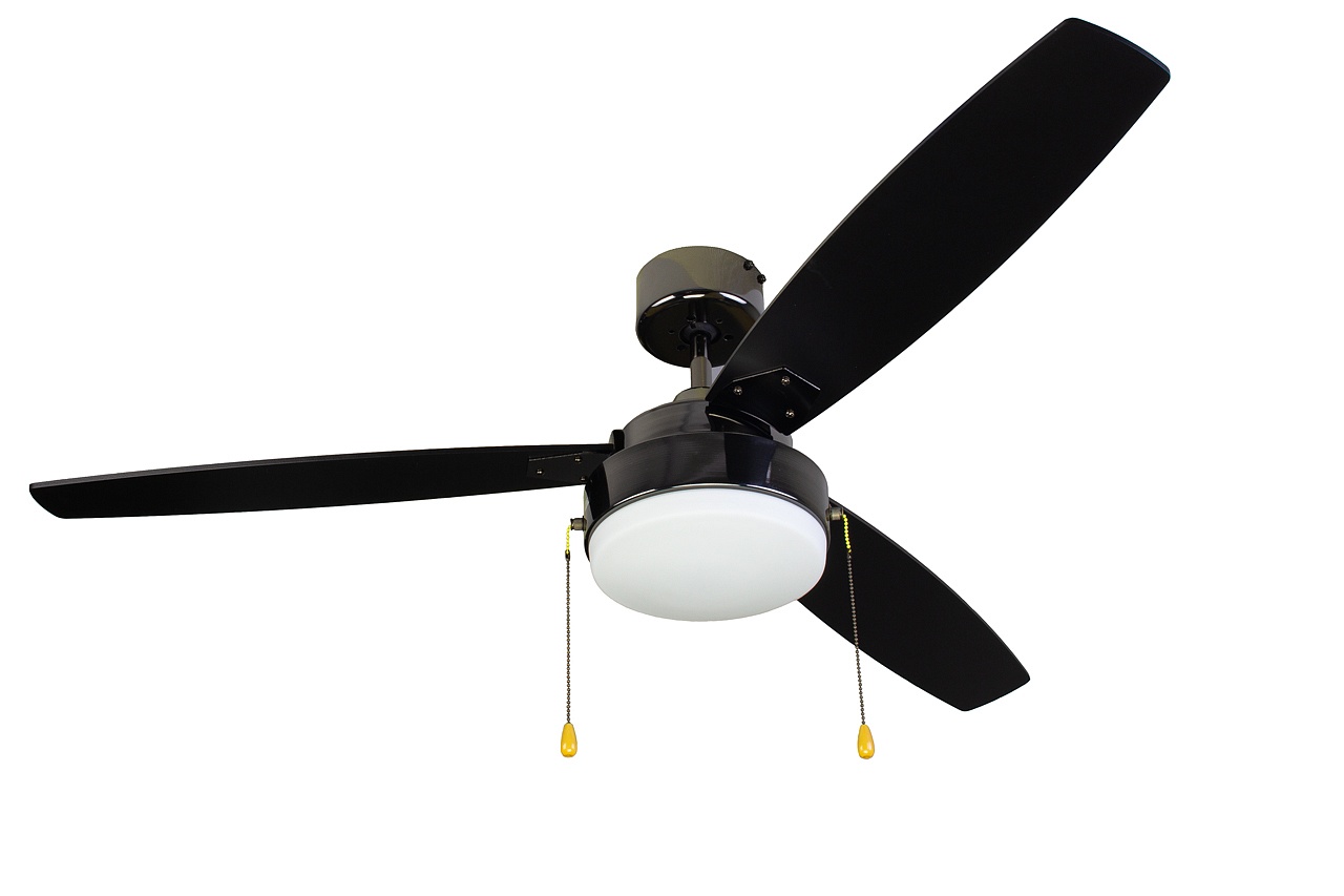 Люстра вентилятор DREAMFAN Fusion Black Chrome 132 50132-1DFN