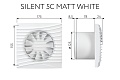 Вытяжной осевой вентилятор Silent 5C Matt White (133920)