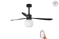 Люстра вентилятор Amelia L Ball Led Black DC Smart (33761WP-26FAR)