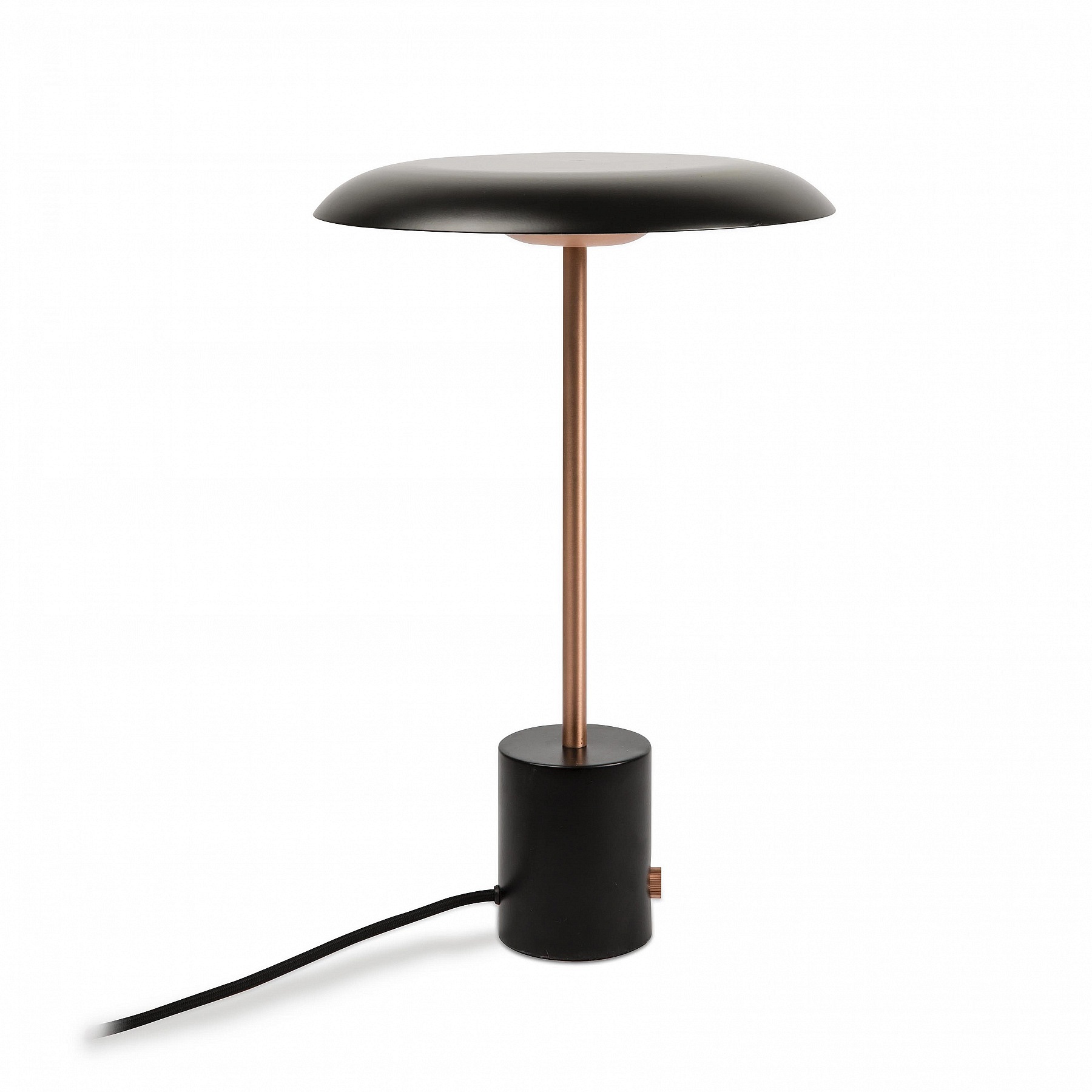 Лампа настольная Hoshi black+copper (28388FAR)