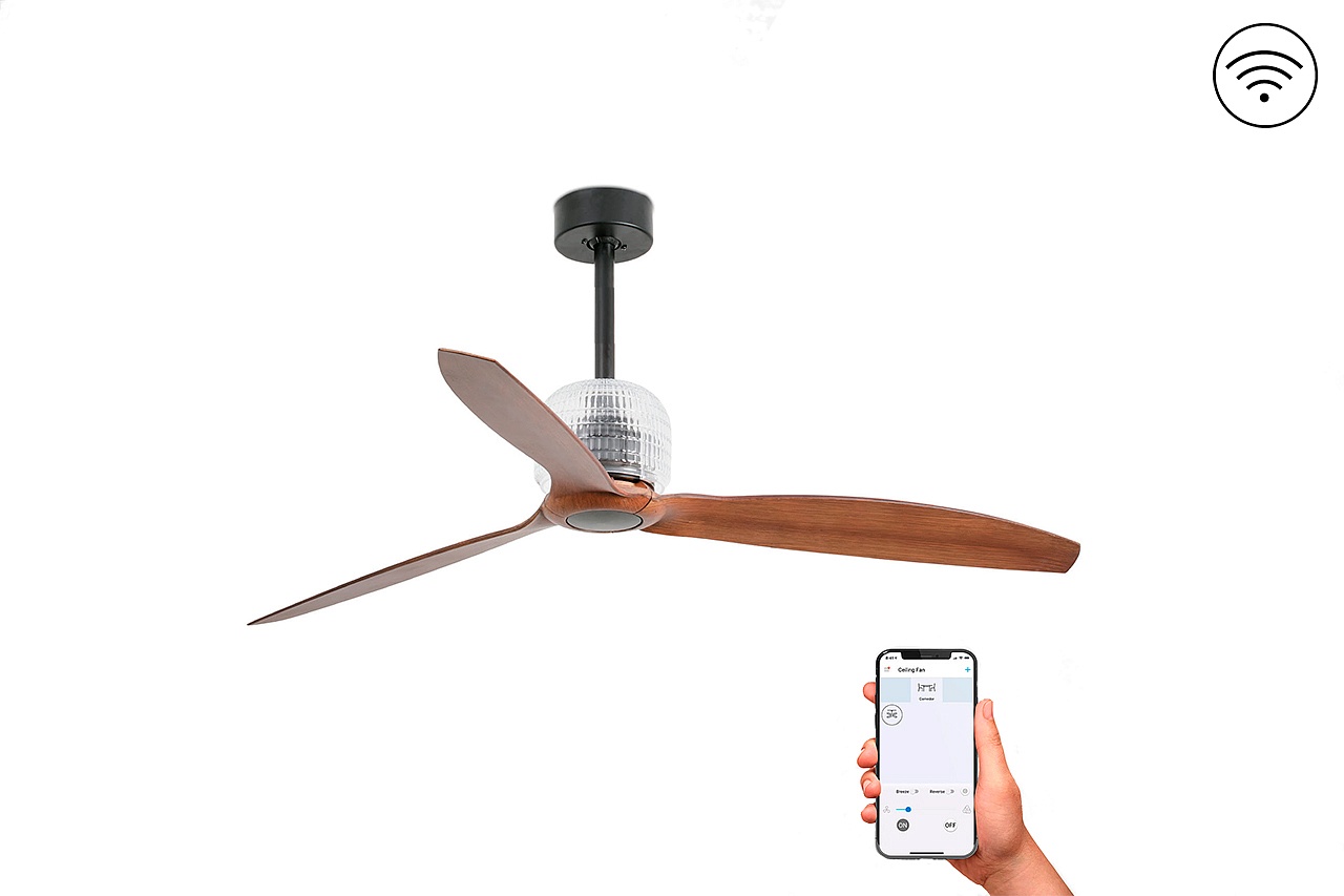 Потолочный вентилятор Deco Fan Black Wood DC Smart (33395DWPFAR)