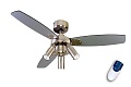 Люстра вентилятор с пультом DREAMFAN Jet Silver RC 105 61105-1DFN