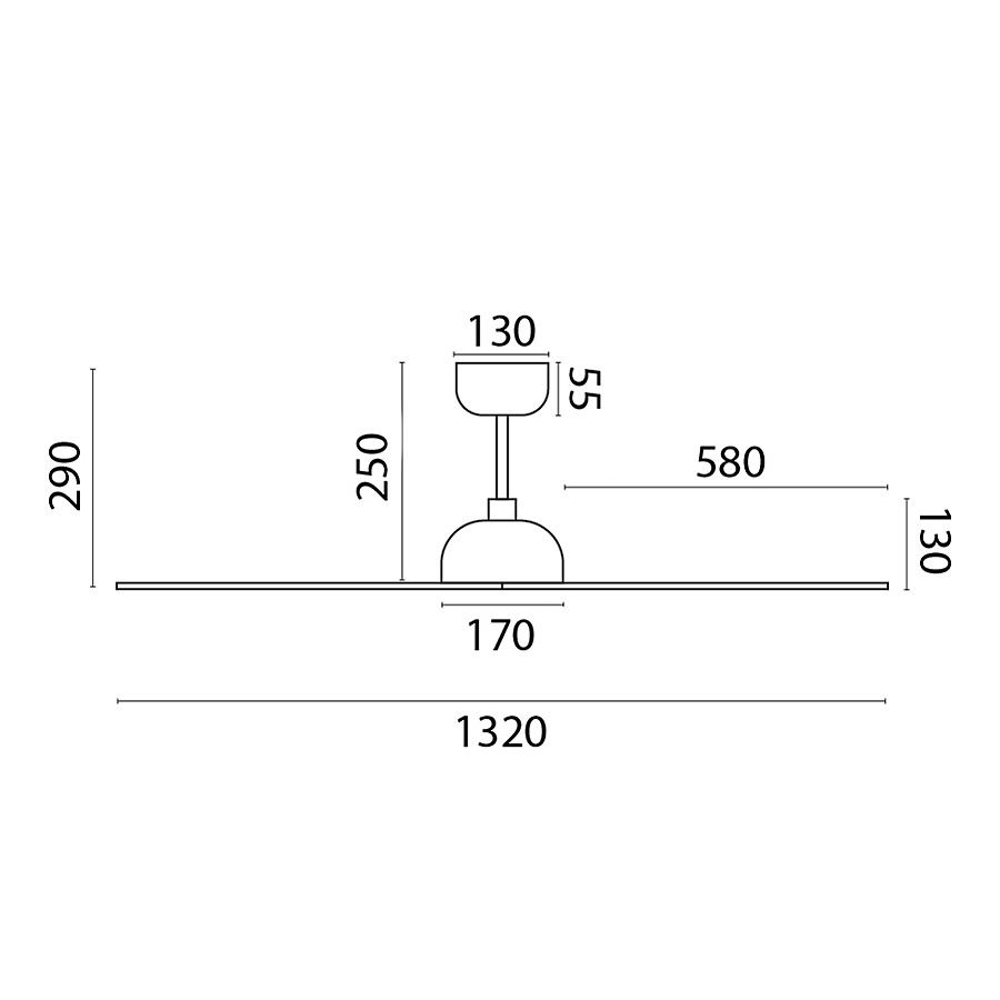 Потолочный вентилятор Gotland Black DC (33447FAR)