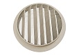 Вентиляционная решетка металлическая антивандальная ARIUS Usav-125 stone grey решетка, 125 мм, cеро-бежевая RAL U727 (136234)