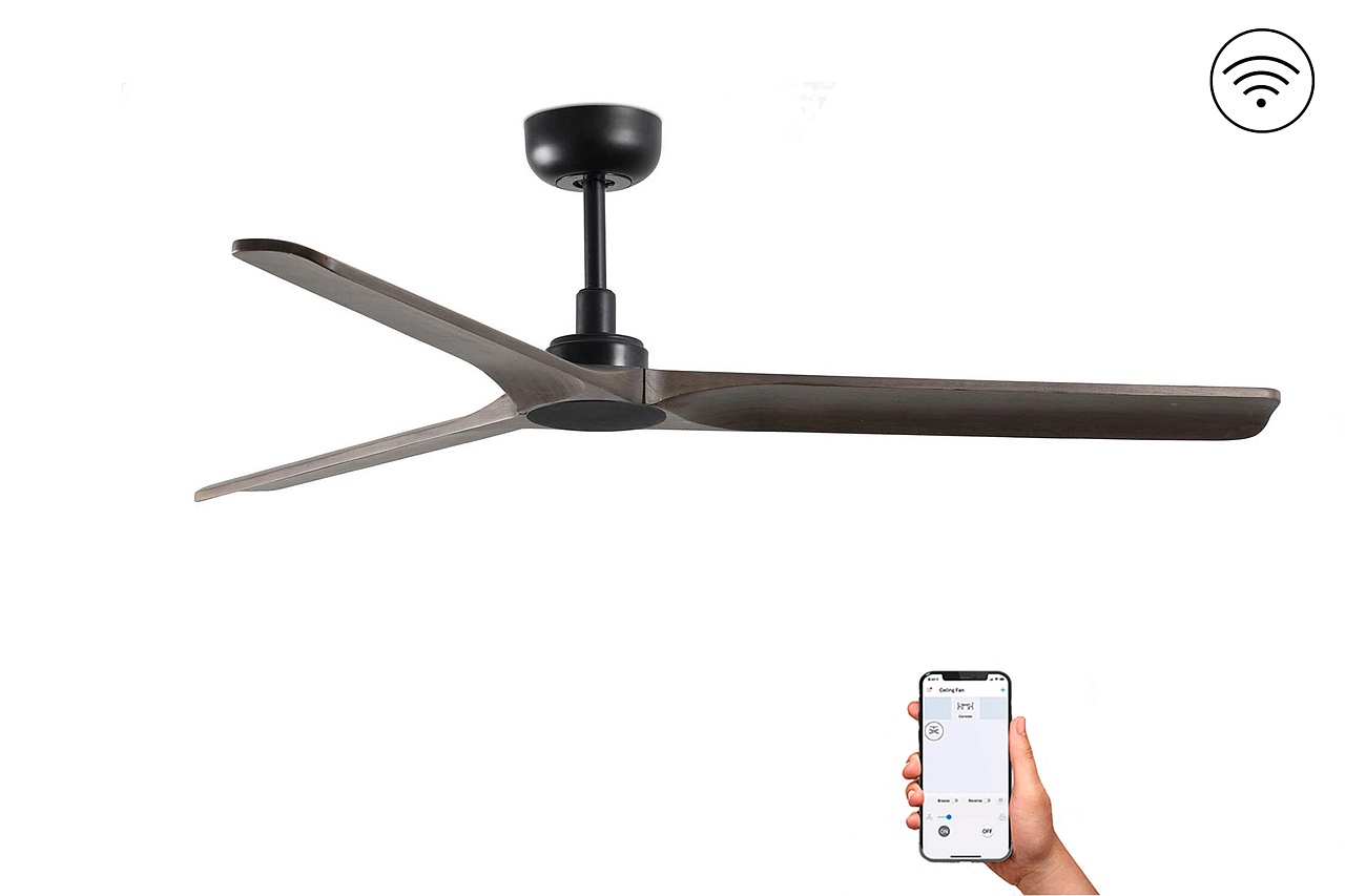 Потолочный вентилятор Heywood M Black Smart (33809WPFAR)