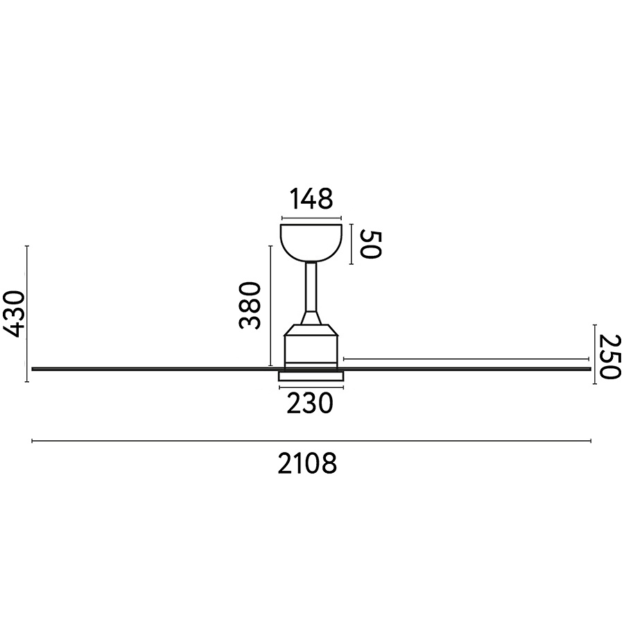 Потолочный вентилятор Cies White DC (33512AFAR)