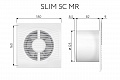 Вытяжной осевой вентилятор Slim 5C MR (133940)