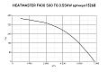 Каминный вентилятор Vortice Heatmaster F400 500 T6 550 ВТ 15268VRT