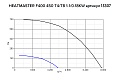 Каминный вентилятор Vortice Heatmaster F400 450 T4-T8 1100-180 ВТ 15307VRT