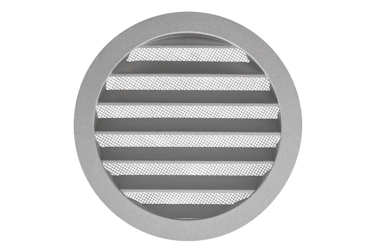 Вентиляционная решётка круглая с металлической сеткой Ариус РКМ - 125 136261